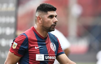 Néstor Ortigoza, 38 años, futbolista paraguayo de San Lorenzo.