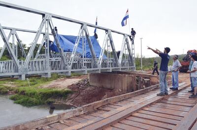 Este sencillo puente que construyó CIE al MOPC costó un poco más de G. 500 millones.