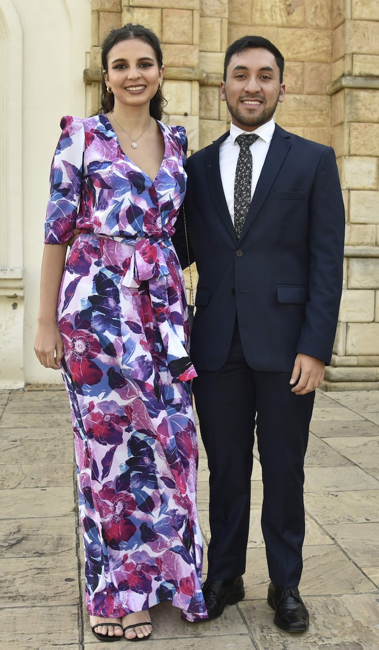 Agustina Callizo y Lucas Barrios.