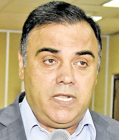 Javier Díaz Verón, ex fiscal general del Estado, acusado por supuesto enriquecimiento ilícito en la función pública.