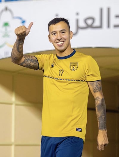 “Kaku” Romero, 27 años, juega en Arabia Saudí.