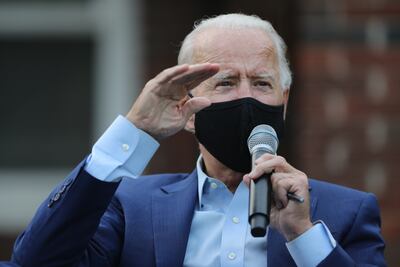 El candidato demócrata a la presidencia de los Estados Unidos Joe Biden.