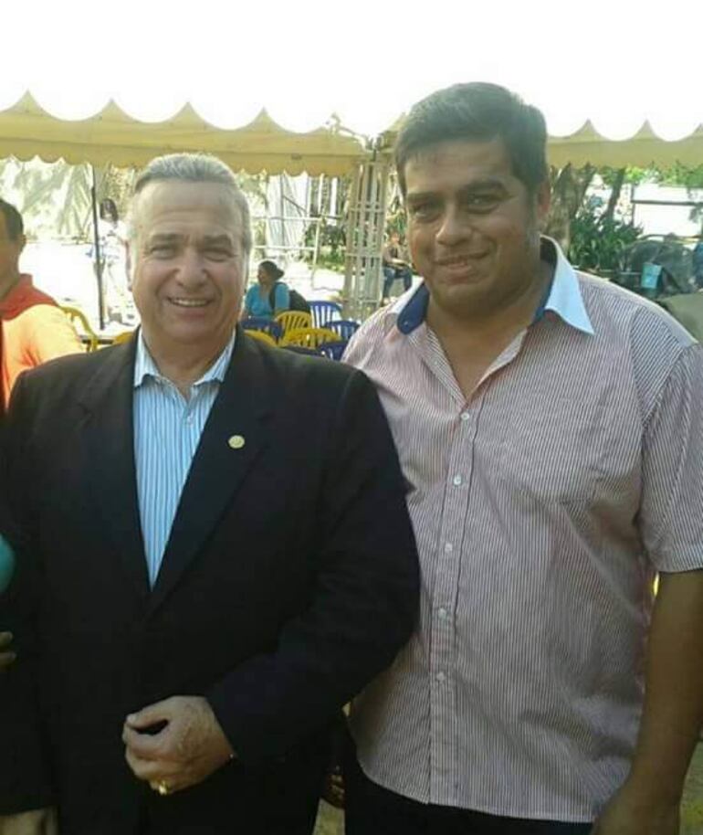 El funcionario del Hospital de Luque Osvaldo “Uky” González, sobrino del fallecido Óscar González Daher.