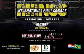 Paraguayos al Brasil para un torneo internacional de Artes Marciales Mixtas.