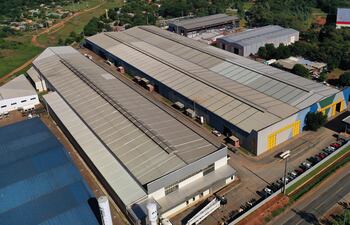 Planta industrial de Metalúrgica Vera S.R.L., ubicada en Ypané.