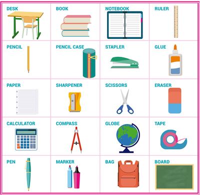 School objects