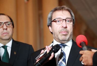 José Maciel, de la AFD, y Carlos Florentín, de BNF. (Gentileza)