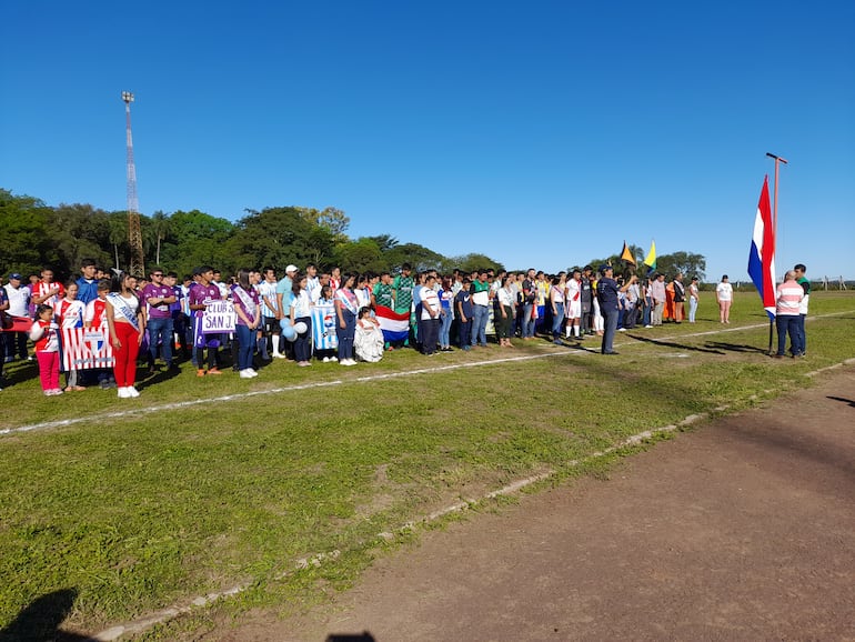 Acto inaugural del campeonato 2022