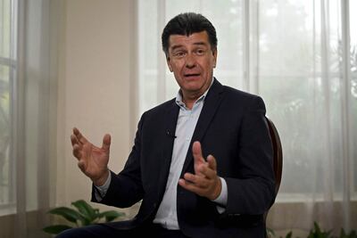 Efraín Alegre, candidato a presidente por la Concertación Nacional.