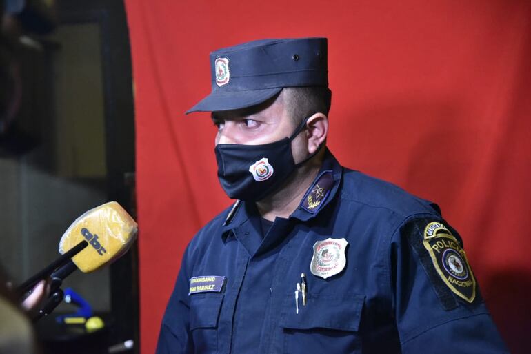 Subcomisario Edgar Ramírez.