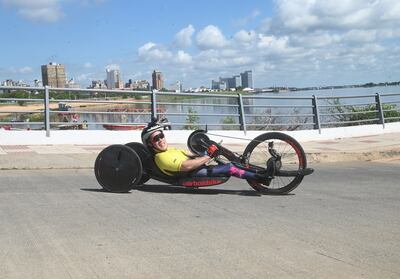 Iván Cáceres, (23 años), es un deportista paralímpico  que compite en ciclismo adaptado y está clasificado para 
los Juegos Parapanamericanos de Santiago de Chile.