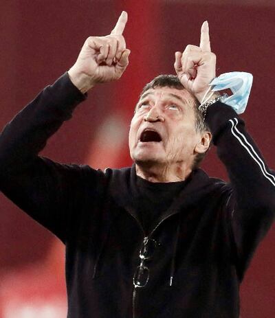Julo César Falcioni, 64 años, entrenador de Independiente de Avellaneda.
