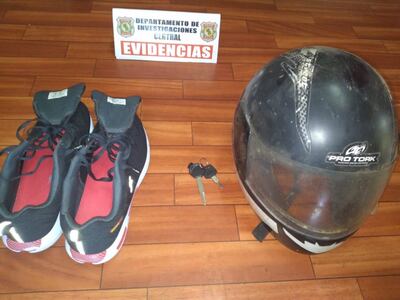 Algunas de las evidencias incautadas en el operativo.