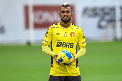 Arturo Vidal, futbolista chileno de Flamengo.