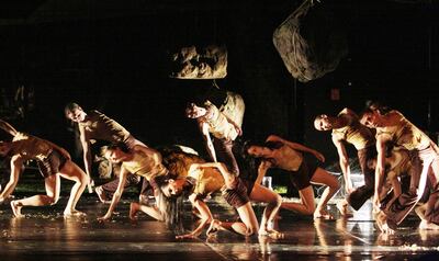 Escena de la obra “Hijo de fuego”, estrenada en 2009, y que ahora está disponible en internet.