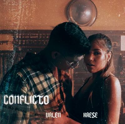 Los cantantes Valen y Kaese cantan sobre un “Conflicto” y también protagonizan el videoclip del mismo tema.