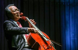 Yo-Yo Ma durante un concierto celebrado en Medellín, Colombia, en el año 2019. El célebre violonchelista recibirá el premio Birgit Nilsson en octubre.