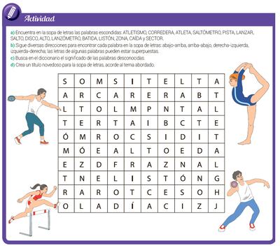 ¿Qué recordamos de las pruebas 
de atletismo?.