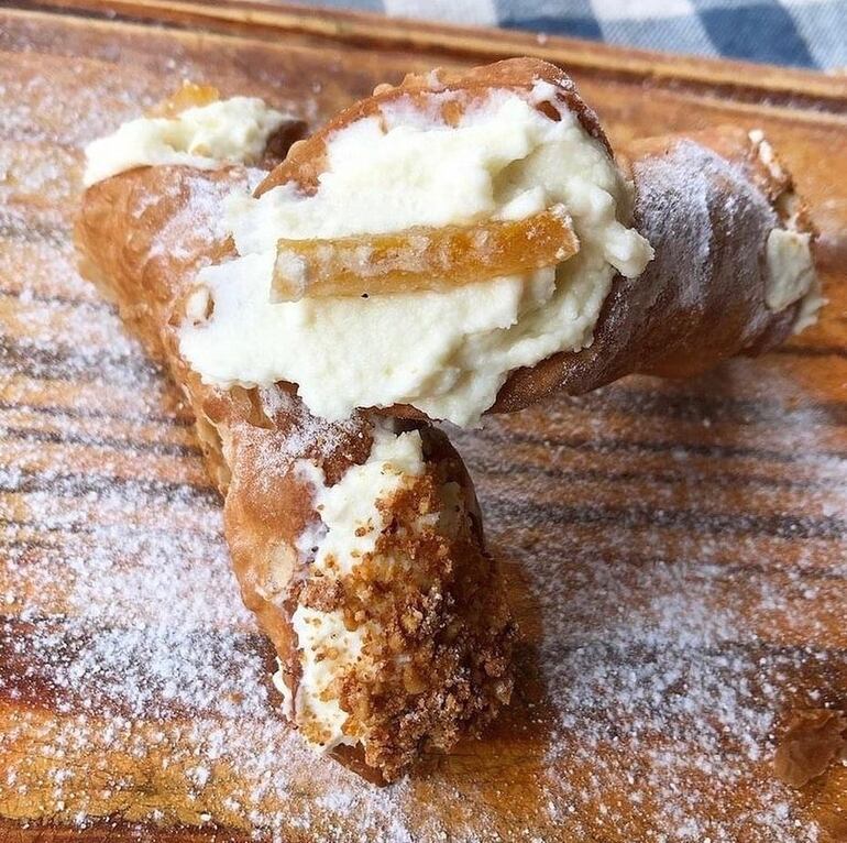 I cannoli siciliani.