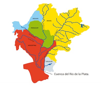 La colonización de la Cuenca del Plata.