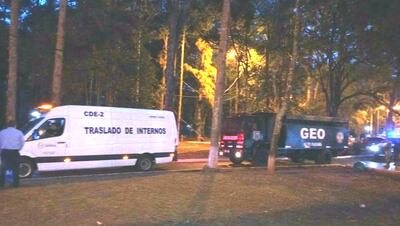 El traslado se realizó a tempranas horas de este miércoles.