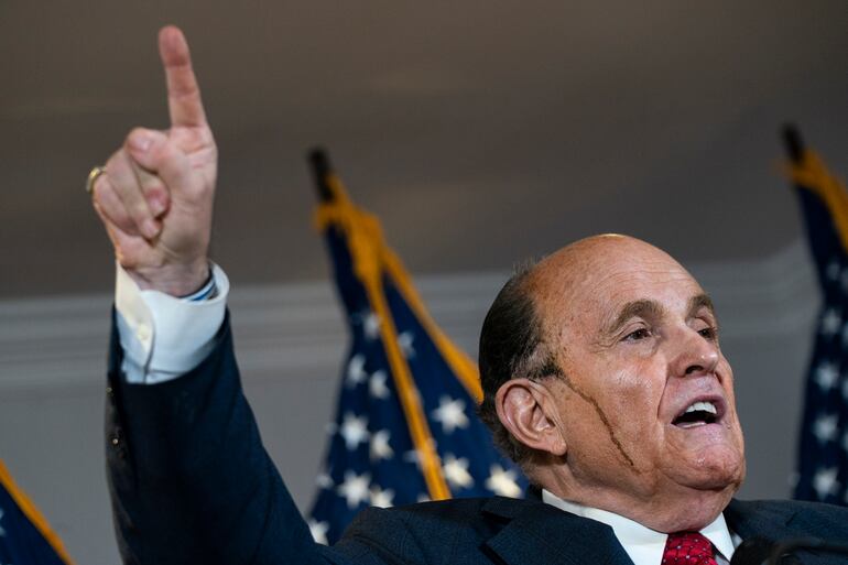 Rudy Giuliani, abogado del presidente estadounidense Donald Trump.