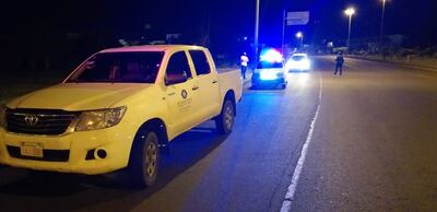 Control policial y fiscal del cumplimiento de la restricción horaria en la ciudad de Encarnación.