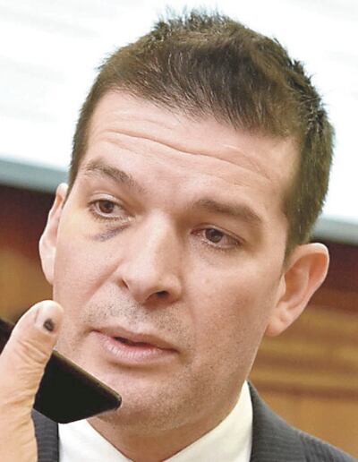 Sergio Godoy (ANR, HC), presidente de la comisión de Legislación y Codificación de la Cámara de Senadores.