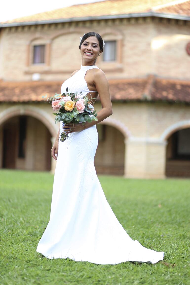 Alba Franco se encargó de lookear a la novia.