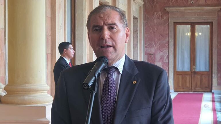 El Canciller Nacional Julio Arriola. (Foto Gentileza)