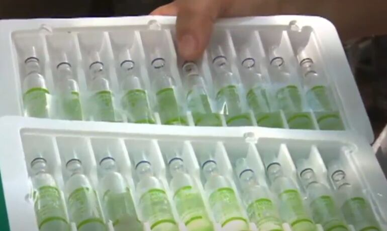 Medicamentos donados por familiar de un fallecido de COVID-19