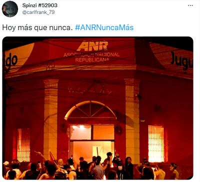 El hashtag #ANRNuncaMás es tendencia en redes sociales en el día de las elecciones municipales 2021.