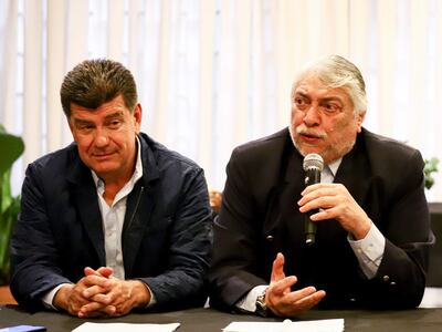 Efraín Alegre condenó la impugnación de la candidatura de Fernando Lugo a senador por el Frente Guasu. Archivo EFE/ Nathalia Aguilar