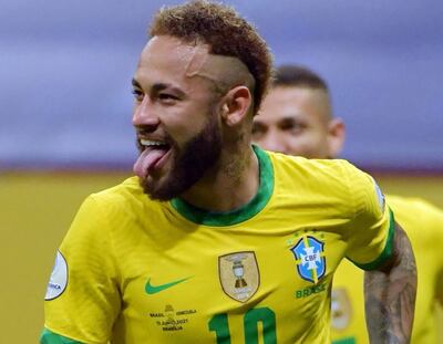 Neymar, 29 años, marcó anoche un gol y dio una asistencia en la victoria de Brasil contra Venezuela.