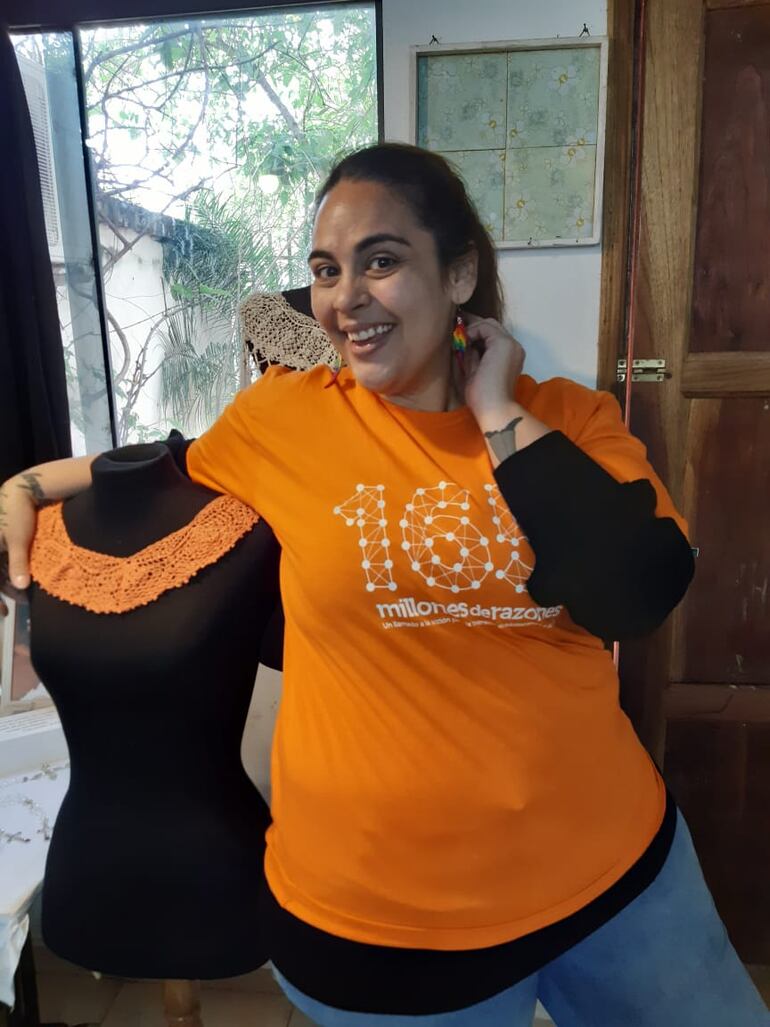 Jadiyi Yudis Yaluff, joven emprendedora.