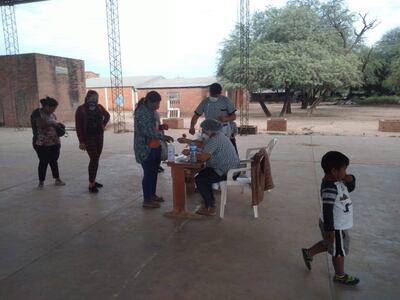 Brigadas de salud visitaron comunidades nativas para realizar vacunaciones.