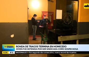 Ronda de tragos termina en homicidio