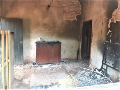 Joven quema vivienda de su padre porque le pidió se levante para ir a trabajar.