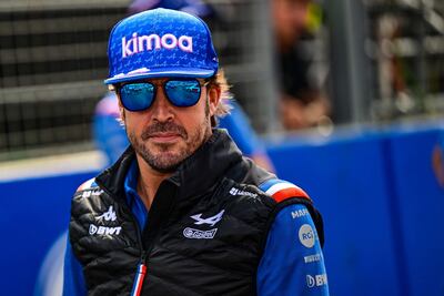 Fernando Alonso, piloto español del equipo Alpine.