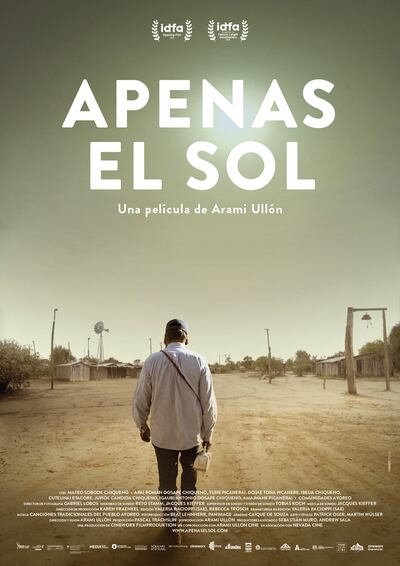 Afiche promocional de "Apenas el sol".