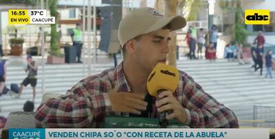 Ulises Núñez, joven emprendedor en ABC TV.