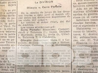 La Tribuna y el superclásico de 1919 cuando la gripe española azotaba al país.