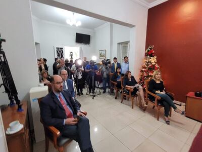 Abogados y periodistas durante el acto de rendición de cuentas realizado el pasado 30 de diciembre. Fue la última actividad oficial del Consejo de la Magistratura.