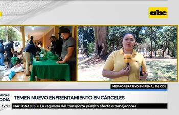 Realizaron megaoperativo en penal de Ciudad del Este