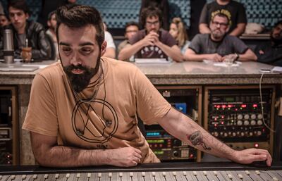 El baterista y productor argentino Gabriel Pedernera.