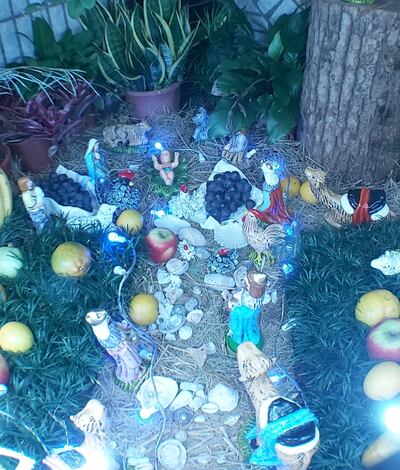 Pesebre tradicional paraguayo en Taiwán.