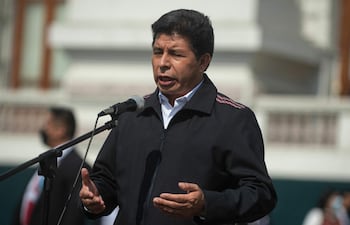 El presidente de Perú, Pedro Castillo