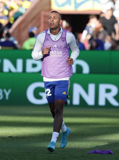 Sebastián Villa, futbolista colombiano de Boca Juniors.