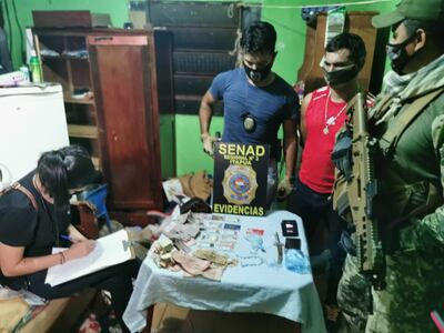 Estanislao Giménez Jara, detenido durante el operativo.