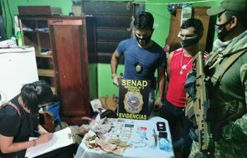 Estanislao Giménez Jara, detenido durante el operativo.